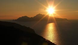 Sunset on Capri